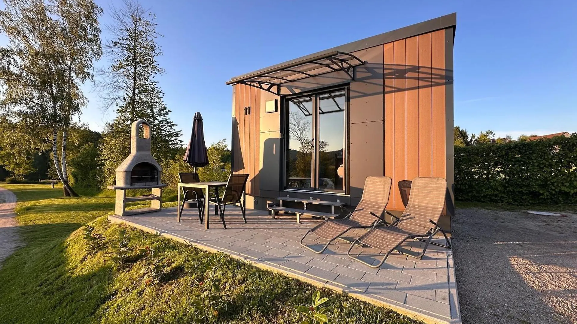 Feriendorf Seeblick - Tiny Holiday Home نينبورغ فورم والد